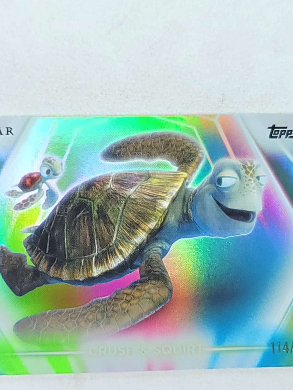 Crush Squirt Topps 2026 Disney Neon Holo Parallel Refractor Limited 114/150
